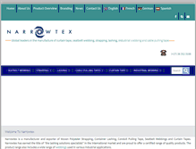 Tablet Screenshot of narrowtex.com